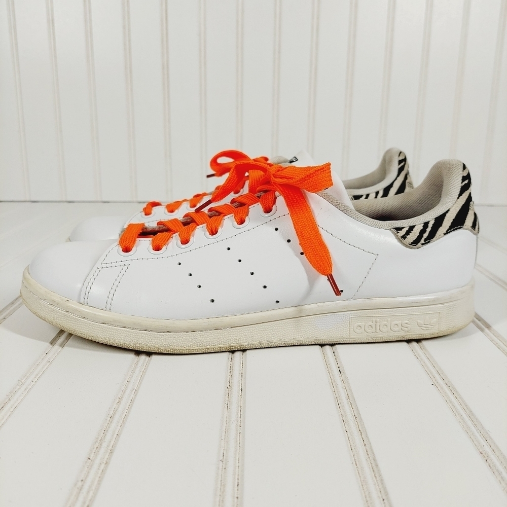 adidas Stan Smith White Zebra Athletic Shoes A 785